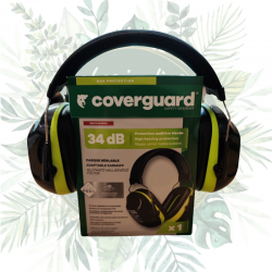 Coussinets réglables, Coverguard, protection auditive élevée.