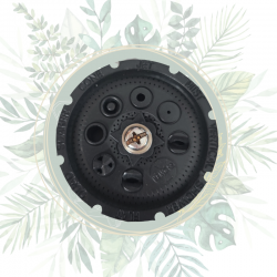 Pistolet d'arrosage multijets avec 8 jets différents, idéal pour l'arrosage du jardin, massifs de fleurs, pelouse, etc