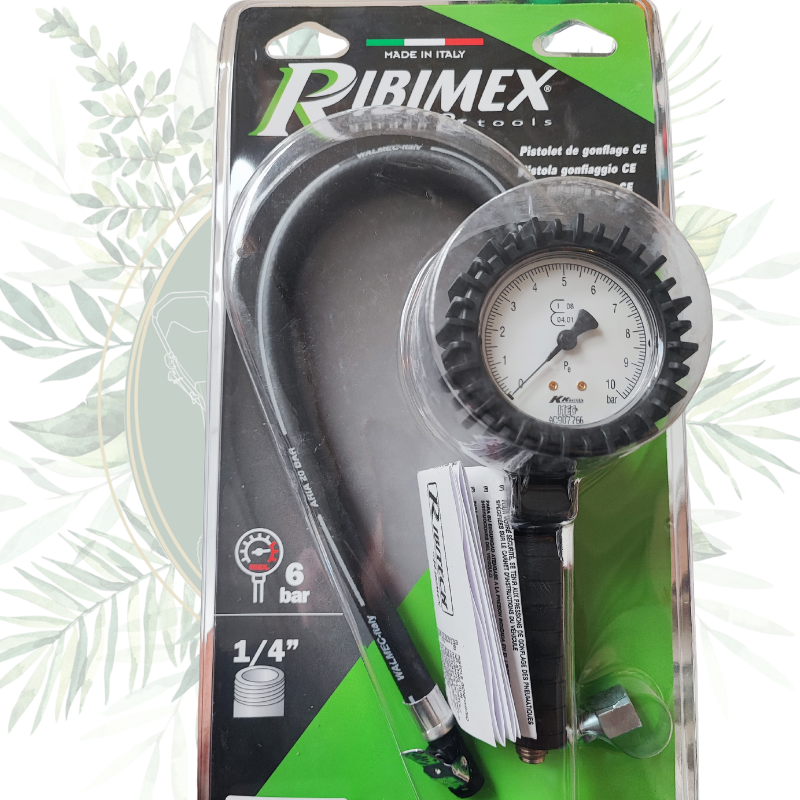 Pistolet de gonflage homologué, parfait pour gonfler les pneus de voiture. Usage particulier ou professionnel.
