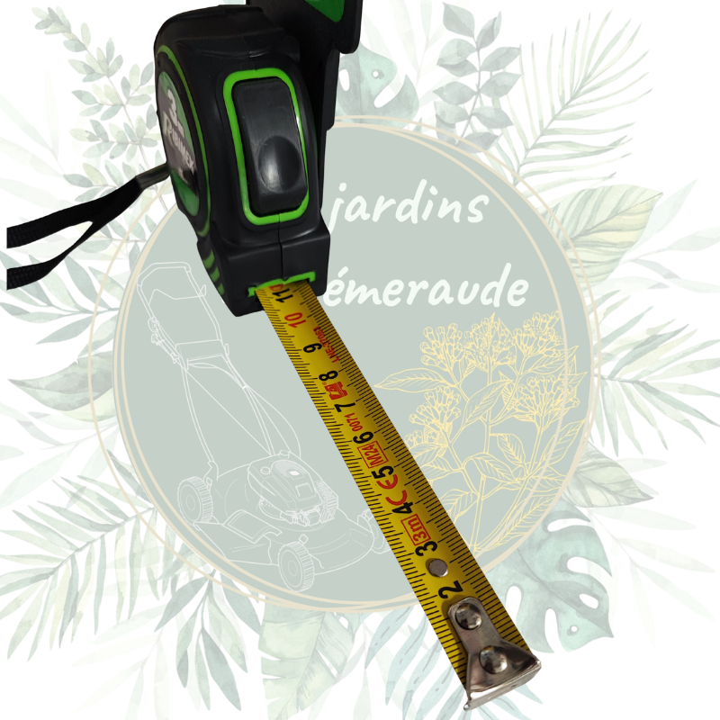 Mètre ruban pour l'atelier, la maison ou sur le chantier. Petit , pratique, sangle et crochet de transport.