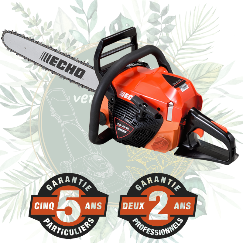 Tronçonneuse Echo garantie 5 ans particuliers et professionnels. Achat en ligne pas cher, livraison gratuite.