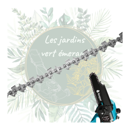 Chaine de remplacement pour tronçonneuse à main Keeper kp6. Achat en ligne rapide et pas cher France métropolitaine.