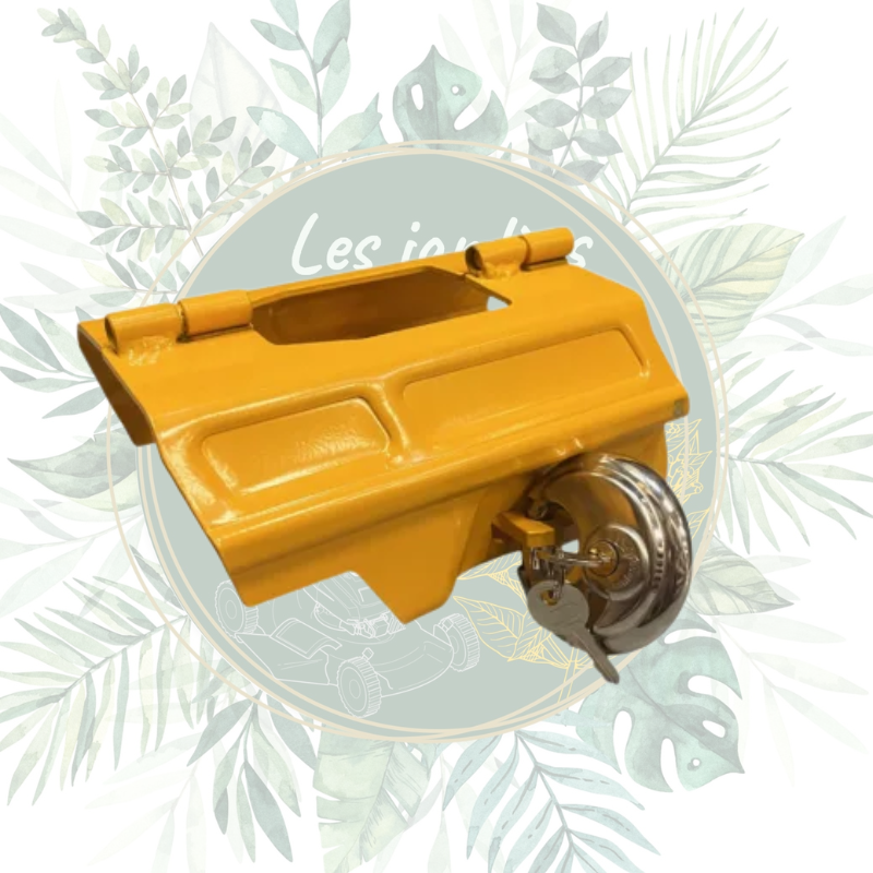 Achat en ligne pas cher antivol pour remorque universel. Compatible toutes marques, Erde, Lider, Daxara, Feu vert, etc