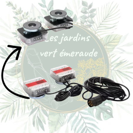 achat en ligne pas cher système d'éclairage magnétique pour remorque facile à installer et compatible toutes marques.