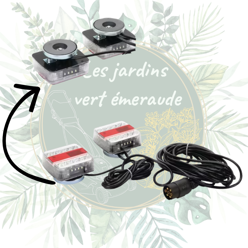 achat en ligne pas cher système d'éclairage magnétique pour remorque facile à installer et compatible toutes marques.