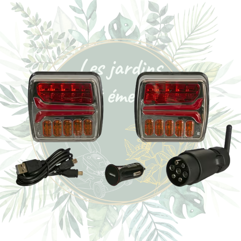 vente en ligne pas cher feux pour remorques sans fil et magnétiques pour remorques et bennes