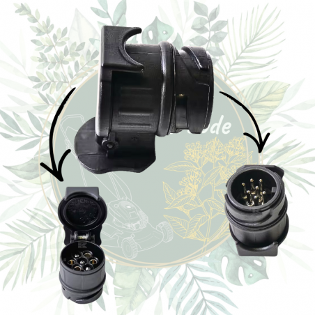 Adaptateur remorque pas cher, pour toutes marques de remorques. Adaptateurs universels pour remorques routières.