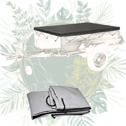 Achat en ligne pas cher bâche pour remorque Lider Espace émeraude, verts loisirs, feu vert. Envoi rapide en point relai.