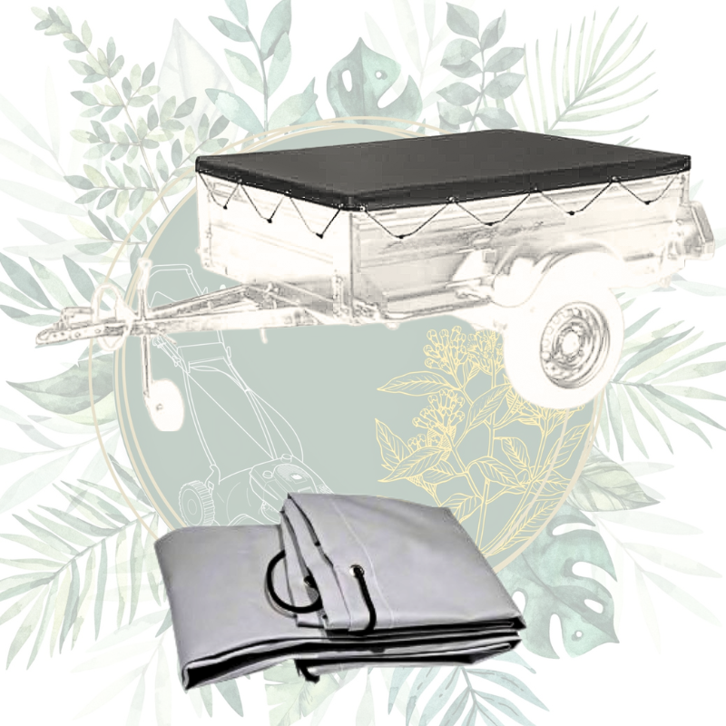 Achat en ligne pas cher bâche pour remorque Lider Espace émeraude, verts loisirs, feu vert. Envoi rapide en point relai.