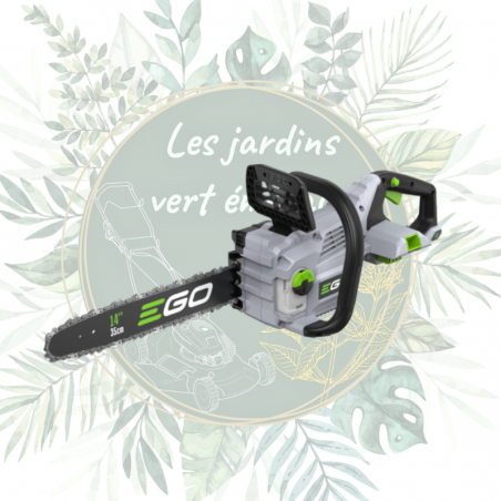 Tronçonneuse à batterie pas cher 56V, plus puissant que Stihl, Parkside, etc. Garantie d'origine marque EGO. Fabriqué par ISEKI.