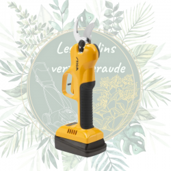 Achat en ligne sécateur à batterie au meilleur prix avec mallette de transport. Coupe facile des arbres, sans fatigue