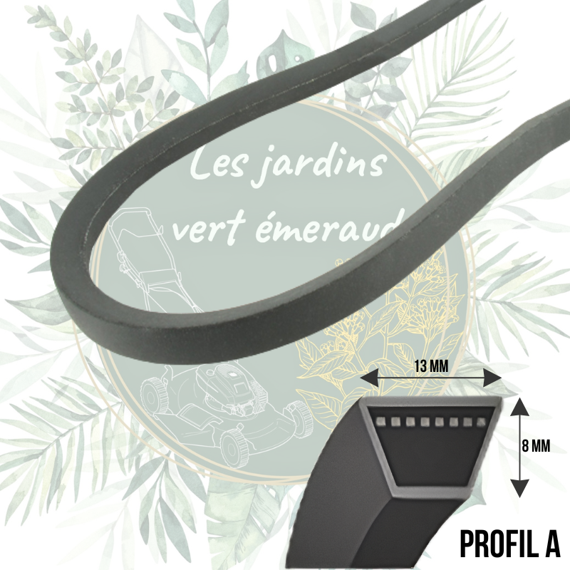 Courroie A60 (13x8mm) -...