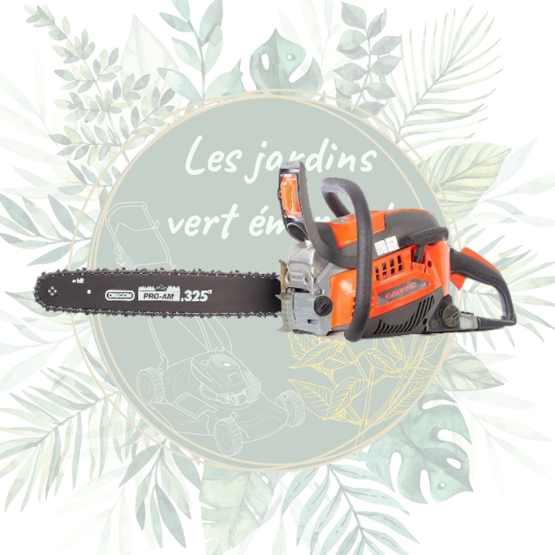 Tronçonneuse thermique ANOVA M455HXP avec guide 45cm, chaine .325", grosse cylindré, puissante, légère, guide oregon