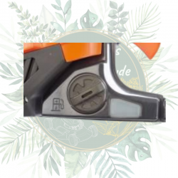 Tronçonneuse thermique ANOVA M455HXP avec guide 45cm, chaine .325", bouchon de réservoir