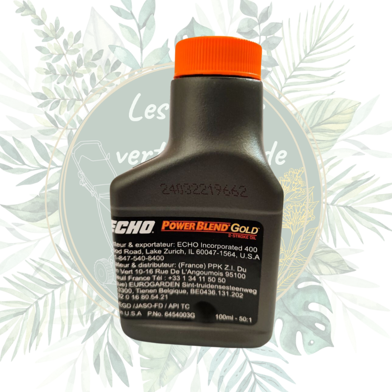 Dosettes huiles moteur motoculteur Echo 2 temps | 100 ml la dosette